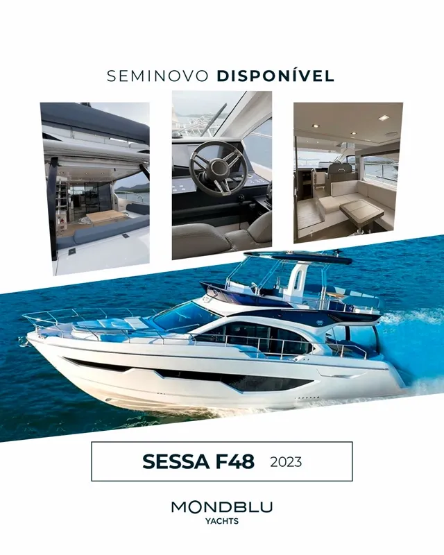 ✅ DISPONÍVEL PARA VENDA ✅

Sessa F48 • 2023

Uma embarcação que combina o design italiano da Sessa Marine com...